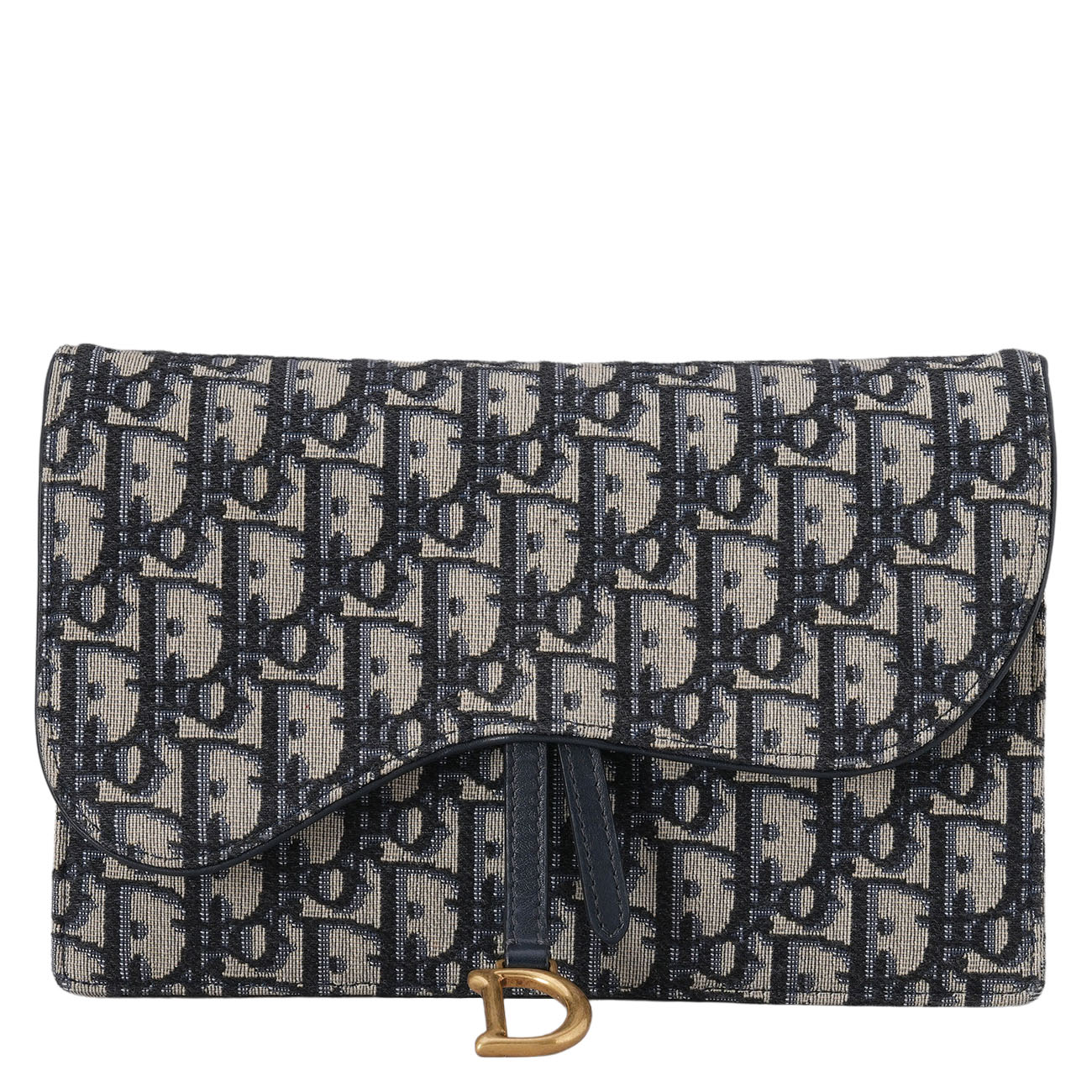 CHRISTIAN DIOR(USED)디올 오블리크 새들 WOC